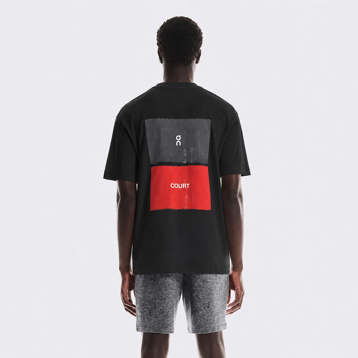 T-shirt ON Black/Red
